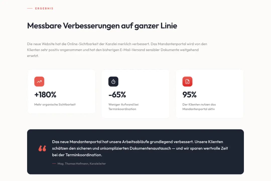 Steuerberater Hoffmann — Casestudy